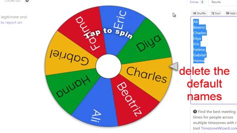 Wheel Of Names