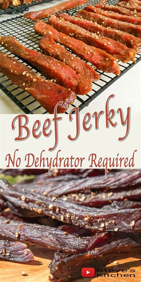 How To Make Jerky No Dehydrator Required Steve S Kitchen Beef