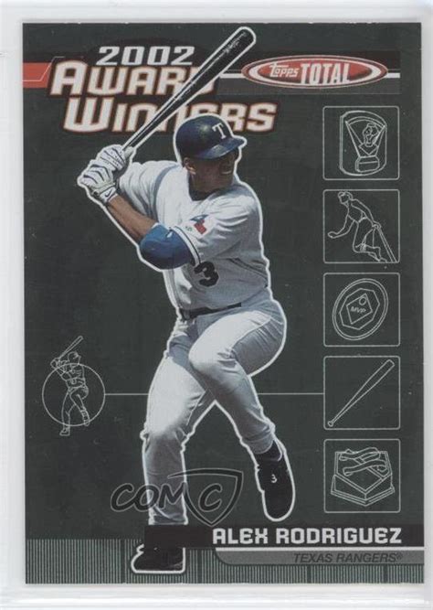 Topps Total Award Winners Alex Rodriguez Aw Ebay