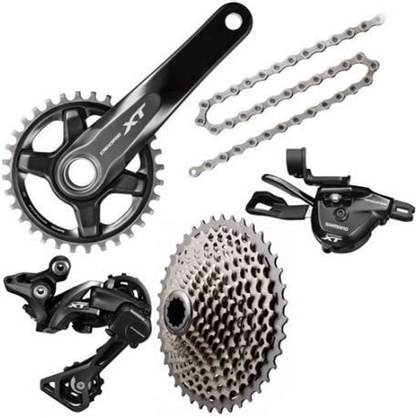 Kit Grupo Shimano Deore Xt M8000 1 De 11v Freios Discos R 4 280