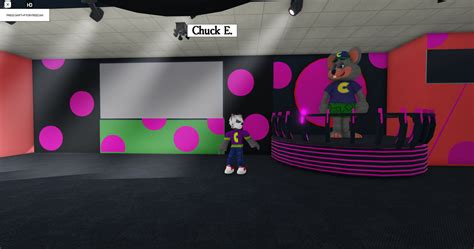 Chuck E Cheeses Circle Of Lights Stage In Roblox By