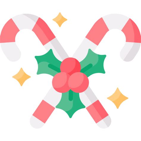 Candy Canes Special Flat Icon