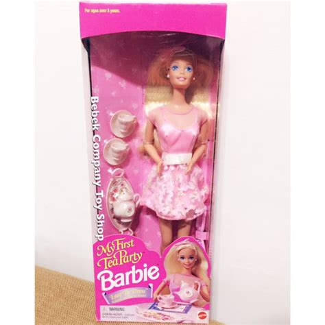 Mattel 1995年 My First Tea Party Barbie 絕版 古董 芭比娃娃 全新未拆 盒裝 書籍、休閒與玩具 玩具