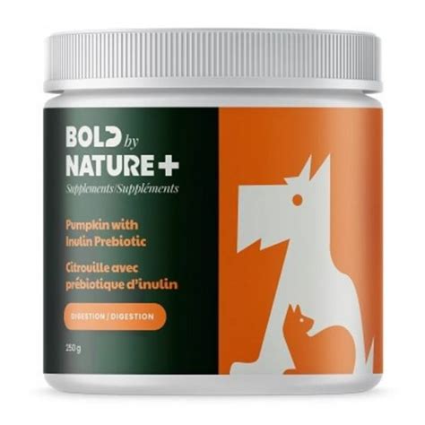 Poudre De Citrouille Avec Inuline Pour Chiens Bold By Nature Dyno Ca