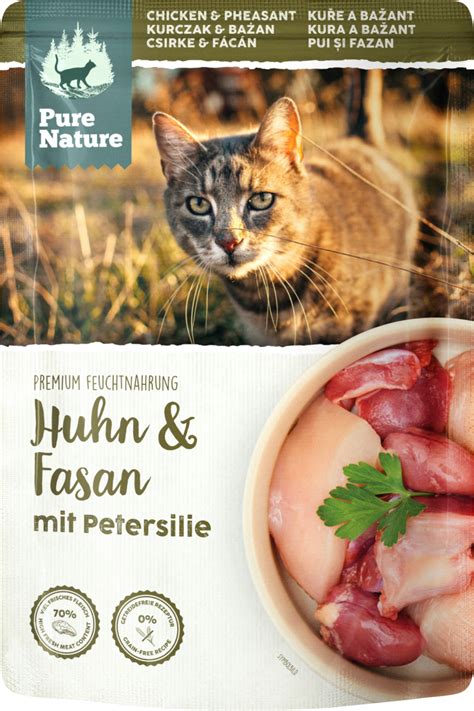 Pure Nature Nassfutter Katze Mit Huhn Fasan Adult G Dauerhaft