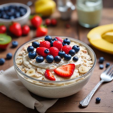 Avena Nocturna con Proteína en Polvo y Media Taza de Avena Mr Cook