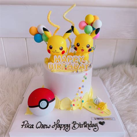 Pokemon Cake－Pikachu – Toffee Hearts Confectionery