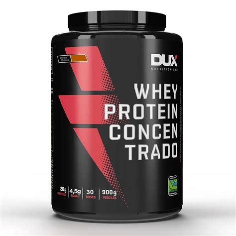 Whey Protein Concentrado 900g Butter Cookies Dux Nutrition Otimanutri