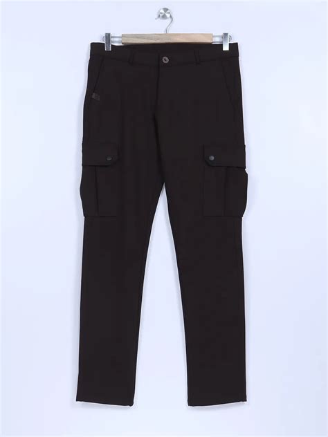 Sixth Element Brown Cargo Pant G3 Mct0771