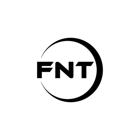 Fnt Letter Logo Design In Illustration Vector Logo Calligraphy