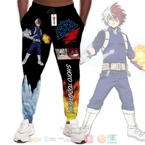 Hot Shoto Todoroki My Hero Academia Anime Jogger Pants Express Your Unique Style With Boxboxshirt
