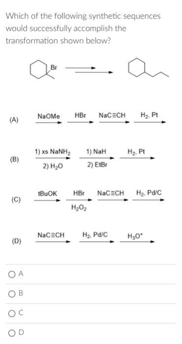 Solved Which Starting Material Would Lead To The Ozonolysis Chegg