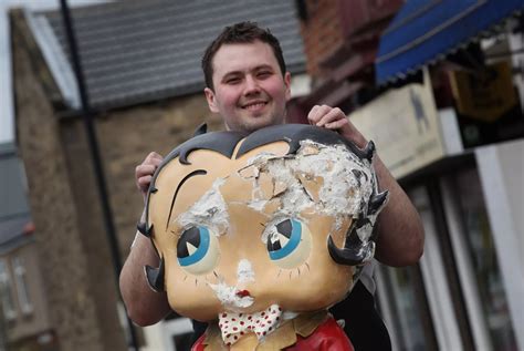 Stolen Betty Boop Statue Back At Forest Hall Sandwich Shop Chronicle Live