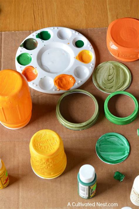 Cute Fall Mason Jar Pumpkin Craft