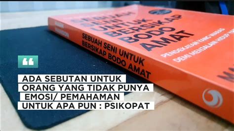 Ketika Orang Salah Menangkap Arti Judul Review Sebuah Seni Bersikap