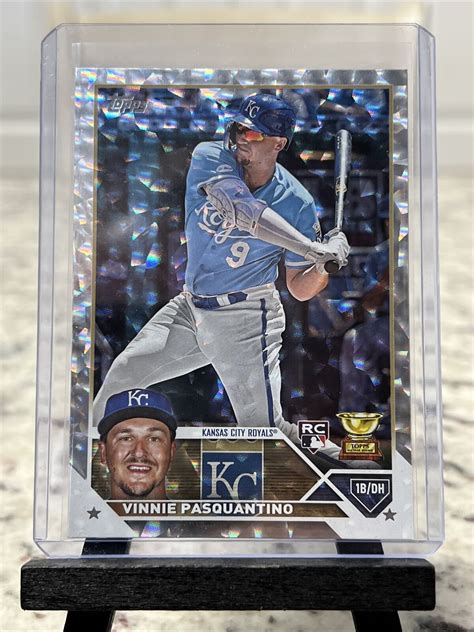 2023 Topps Series 1 VINNIE PASQUANTINO Super Box Silver Foil Board RC