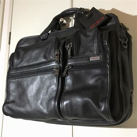 美品 Tumi トゥミ ビジネスバッグ ショルダー ハンドバッグ レザー2way ビジネスバッグ