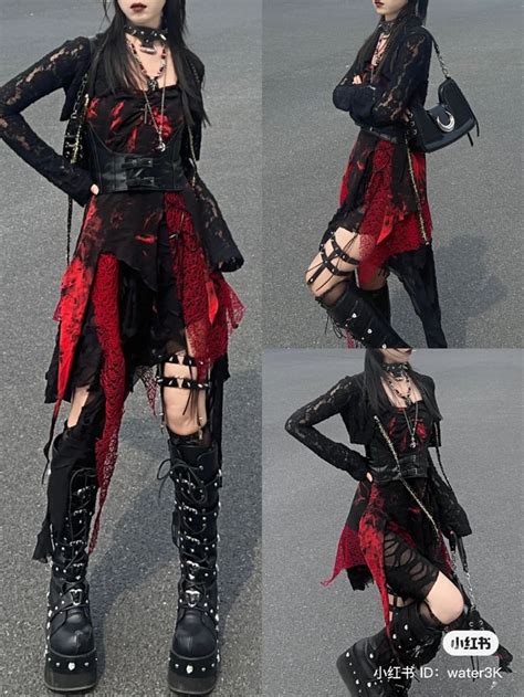 Gothic Outfits Edgy Outfits Pretty Outfits Fashion Outfits Punk