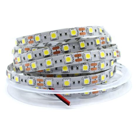 Bande Lumineuse Flexible Led Dc V V Rgb Blanc Chaud M Tres