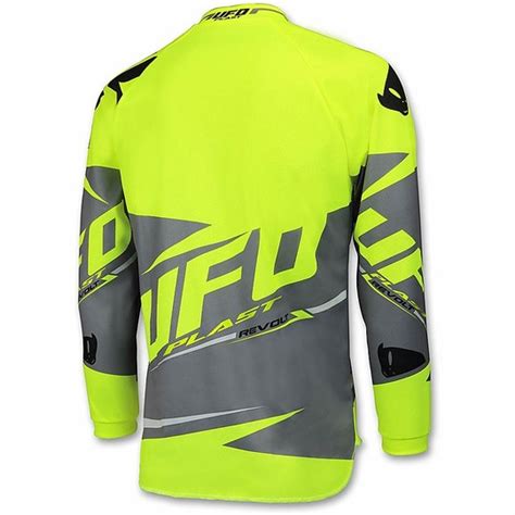 Maillot Moto Cross Enduro Ufo Revolt Yellow Fluo Vente En Ligne