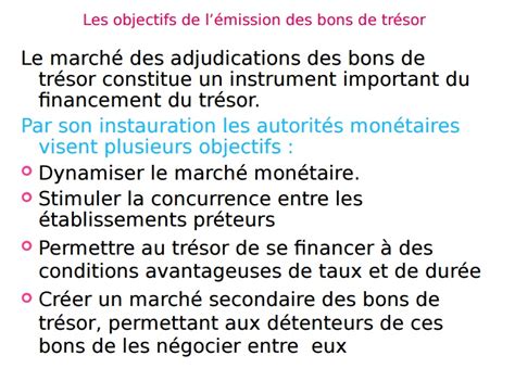 Le marché monétaire Observatoire Banque Assurance et Finance