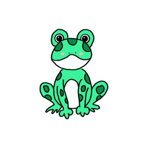 How To Draw A Frog Step By Step Easy Drawing Guides Drawing Howtos