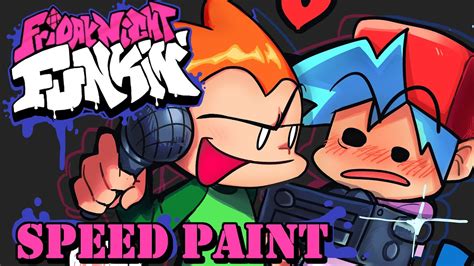 Speedpaint Friday Night Funkin BF PICO YouTube