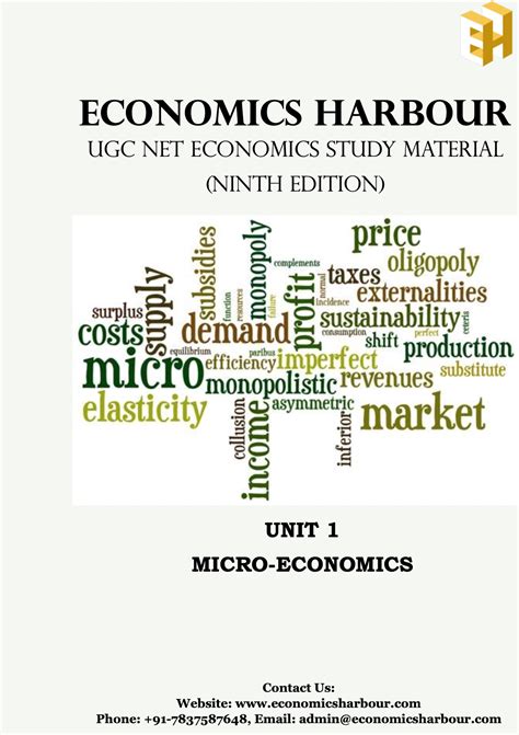 Ugc Study Material Sample Economics Harbour Economics Study Material