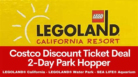 Costco LEGOLAND California Tickets - Summer 2023 Discount