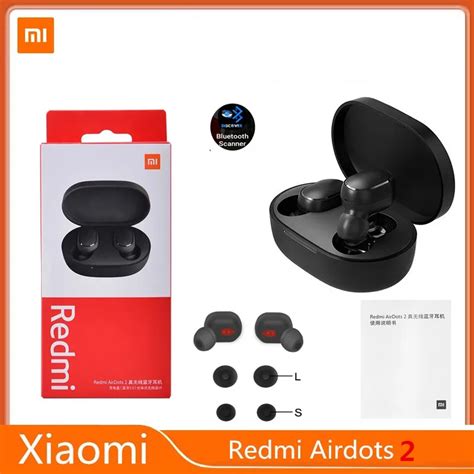 Original Xiaomi Redmi Airdots 2 Tws Bluetooth Headset Subwoofer Stereo