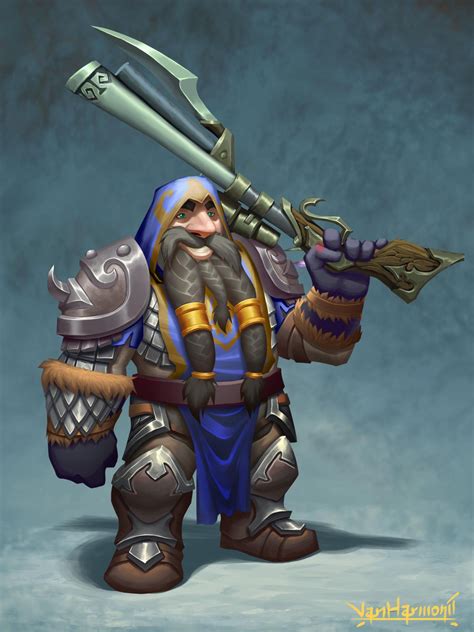 Dwarf Hunter By Vanharmontt On Deviantart World Of Warcraft World