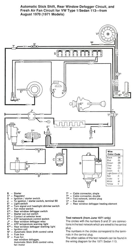 Wiring Diagram For 1970 Vw Beetle Circuit Diagram