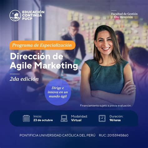 Especializaci N En Agile Marketing Gesti N Pucp Marketing