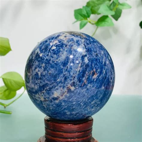 630G NATURAL SODALITE Quartz Sphere Crystal Ball Healing Energy