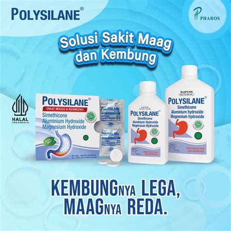 Jual Polysilane Tablet Box Suspensi Ml Dan Ml Obat Maag Dan