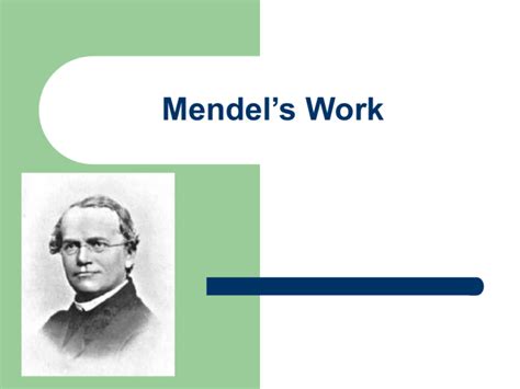 Mendel's Work