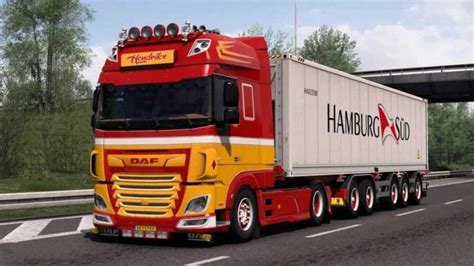 DAF XF Euro 6 Hendrikx Transport Skinpaket V1 44 ETS2 ETS2 ATS Mod