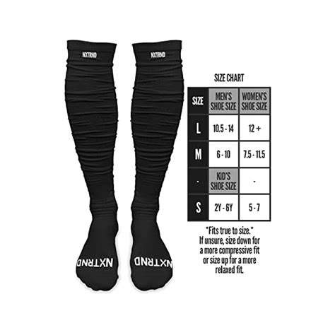 Nxtrnd Xtd Scrunch Football Socks Extra Long Padded Sport Socks For