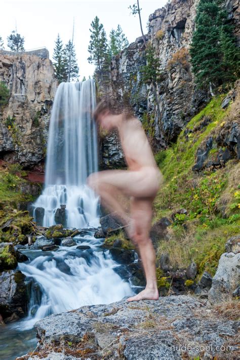 Nude At Tumalo Falls Nude Soul Art Photos