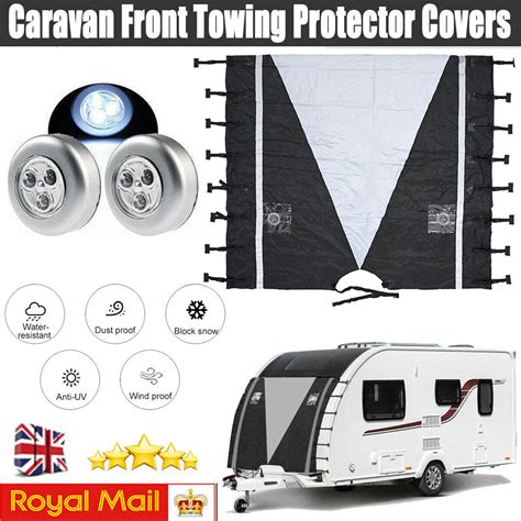 Heavy Duty Caravan Front Towing Cover Waterproof Protector Universal