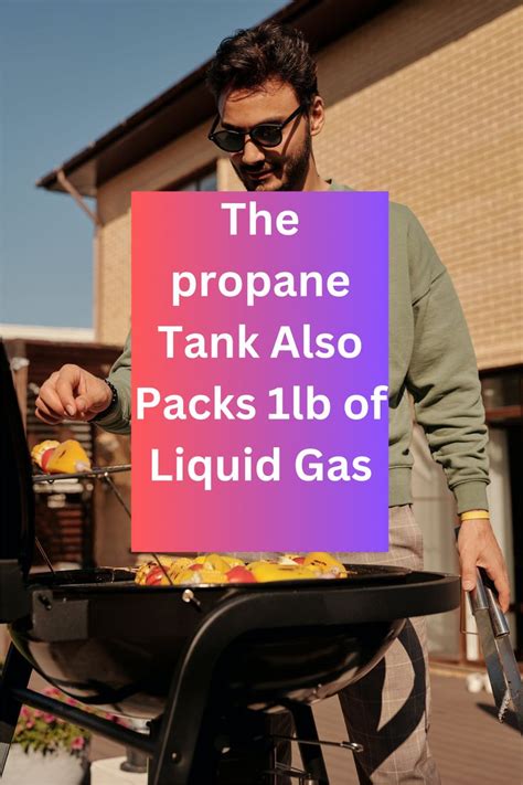 the propane tank also packs 11lb of liquid gas for outdoor bbqs