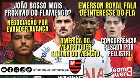 Jo O Basso Perto Emerson Royal Sobre Fla Fla Avan A Por Evander