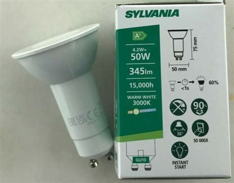 Sylvania 6 2w Gu10 Long Neck Led Bulb For Sale Online Ebay