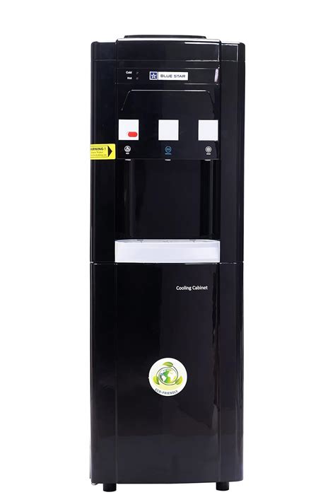 Blue Star Water Dispenser With Refrigerator Black Color Litre