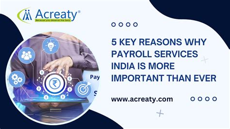 5 Key Reasons Why Payroll Services India Is More Important Than Ever