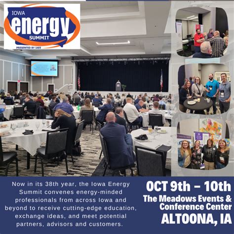 About The Summit Iowa Association For Energy Efficiency