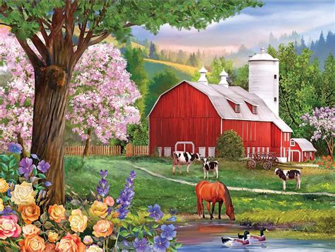 Amazon Cra Z Art RoseArt Puzzle Collector Spring Morning