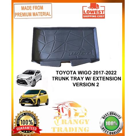 Toyota Wigo To Oem Trunk Tray W Extension Premium Material