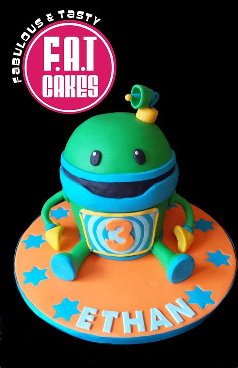 BOT from Team Umizoomi - Decorated Cake by FatCakes - CakesDecor