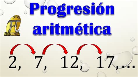 Progresi N Aritm Tica Qu Es Una Progresi N Youtube